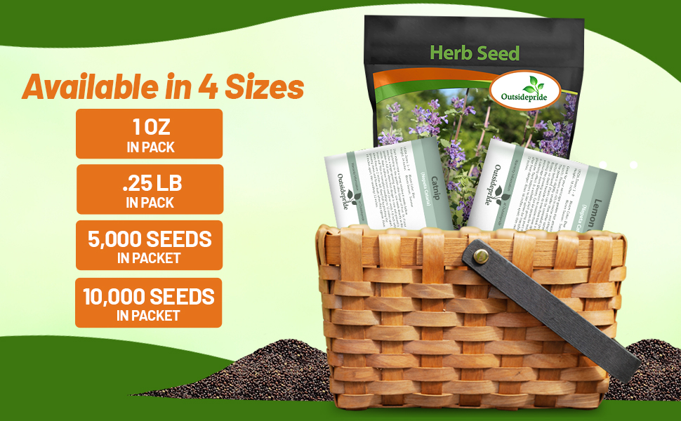 Nepeta Cataria Seed Bag & Packets For Planting Indoors or Outdoors