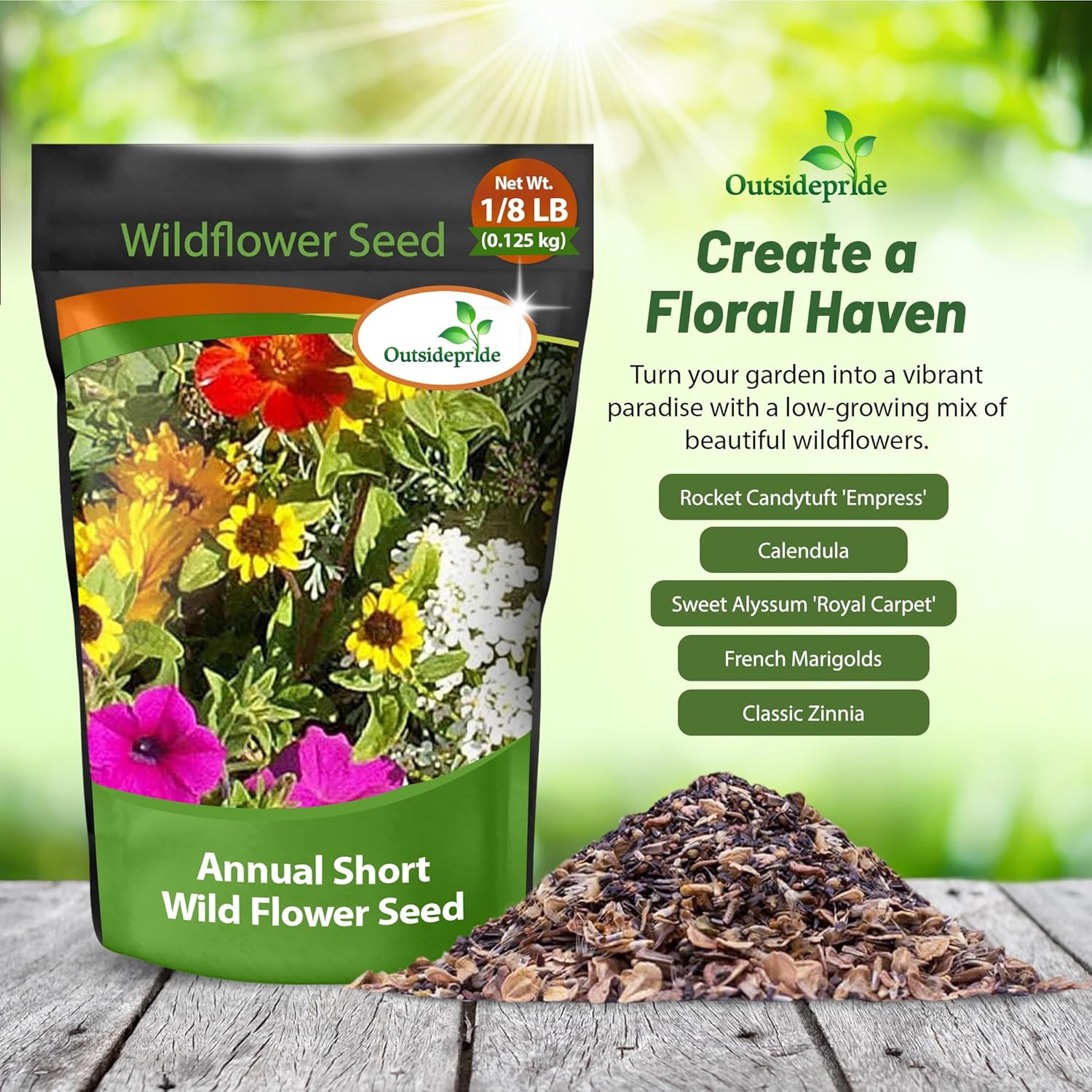 Annual Wild Flower Seed Bag