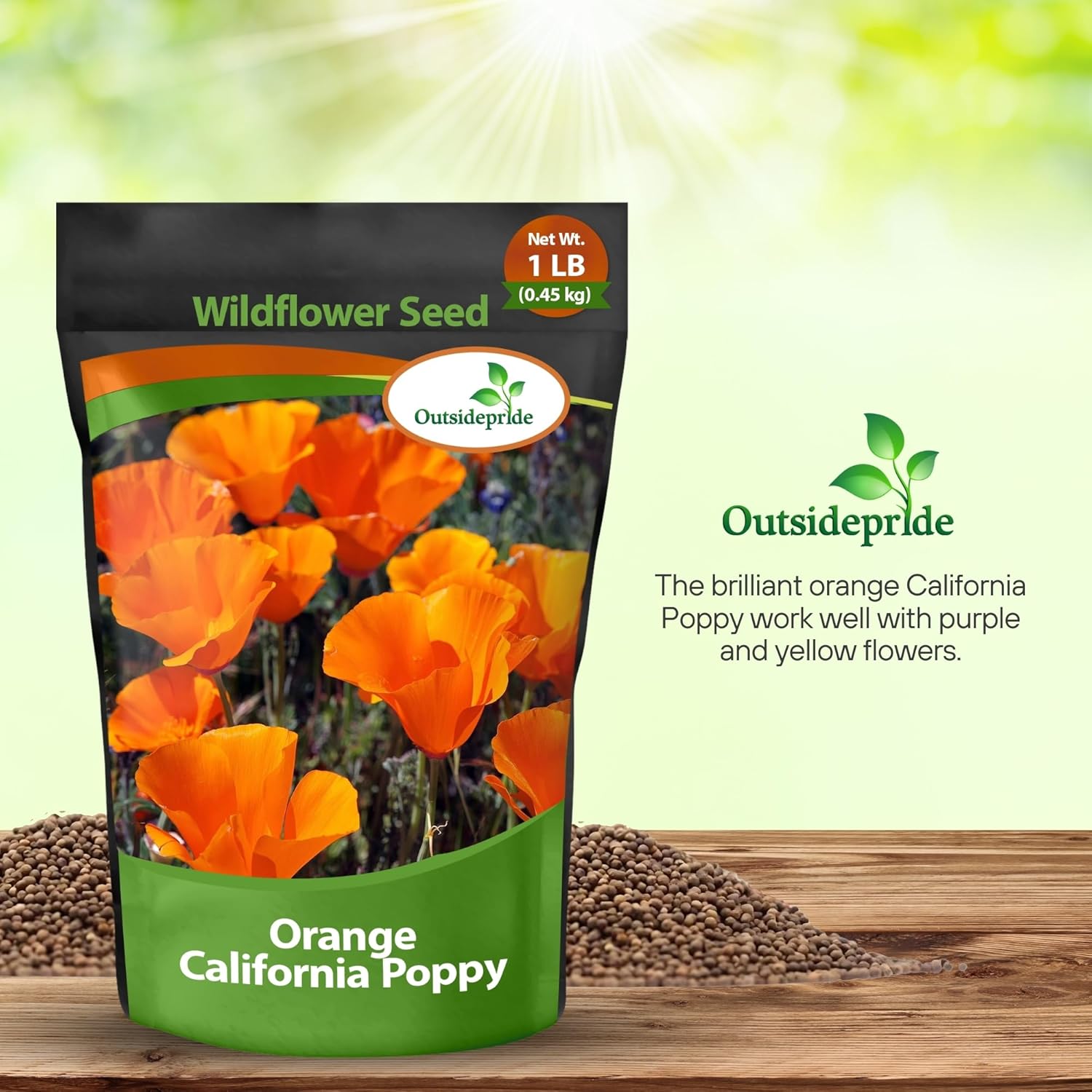 California Poppy Seed Bag