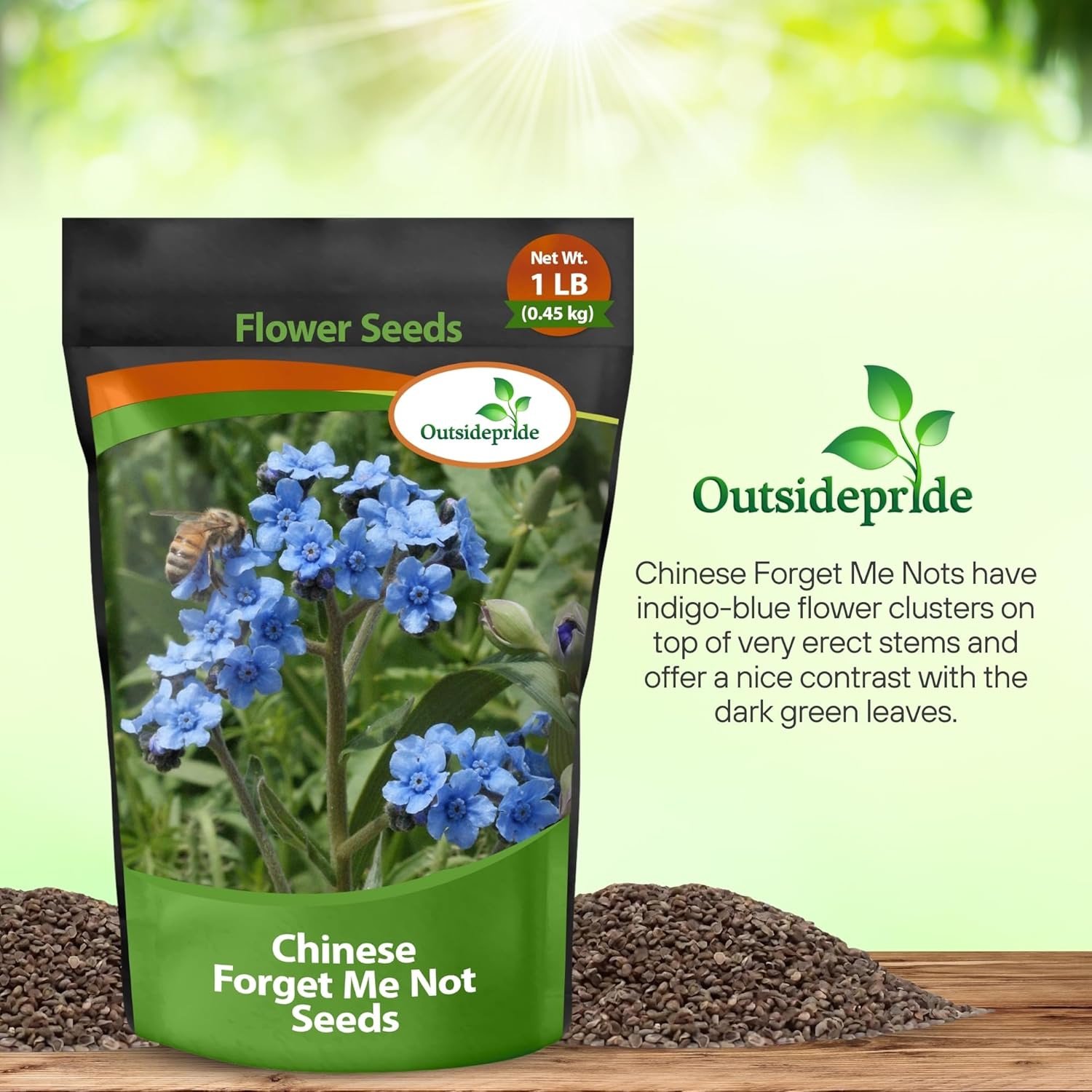 Chinese Forget-Me-Nots Seed Bag