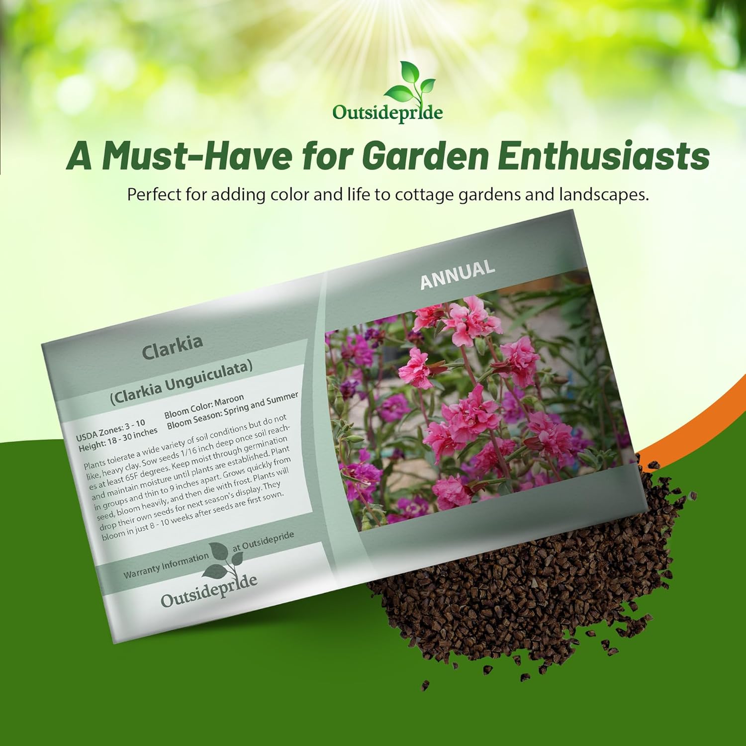 Mountain Garland Seed Packet