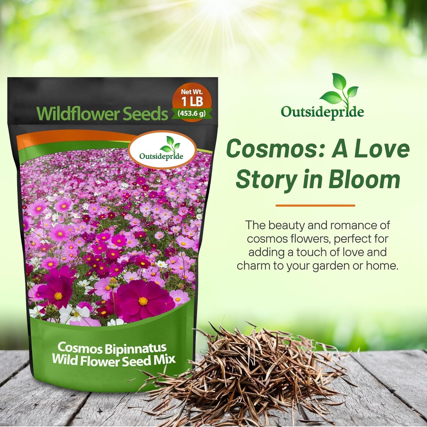 Cosmos Bipinnatus Seed Bag