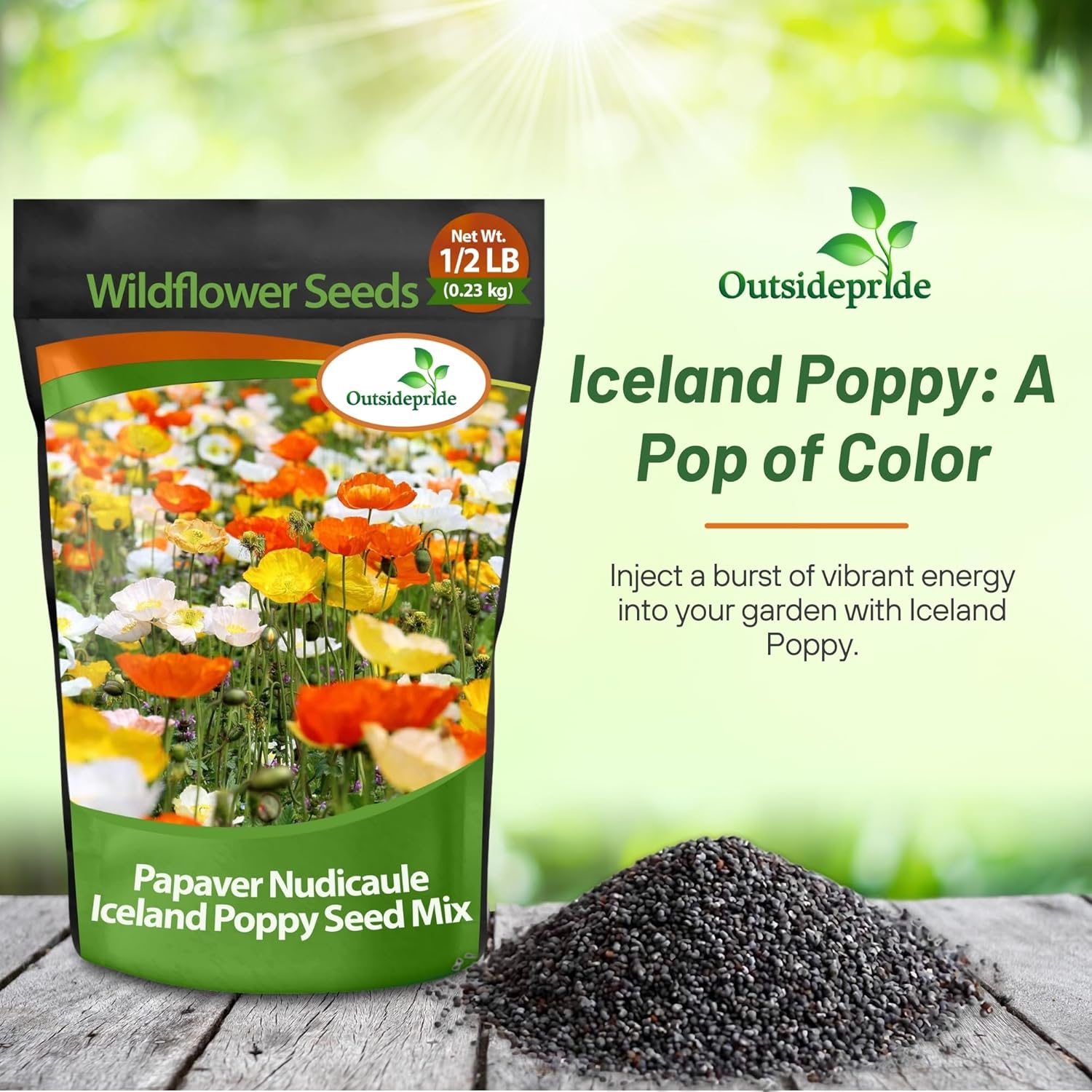 Iceland Poppy Seed Packet