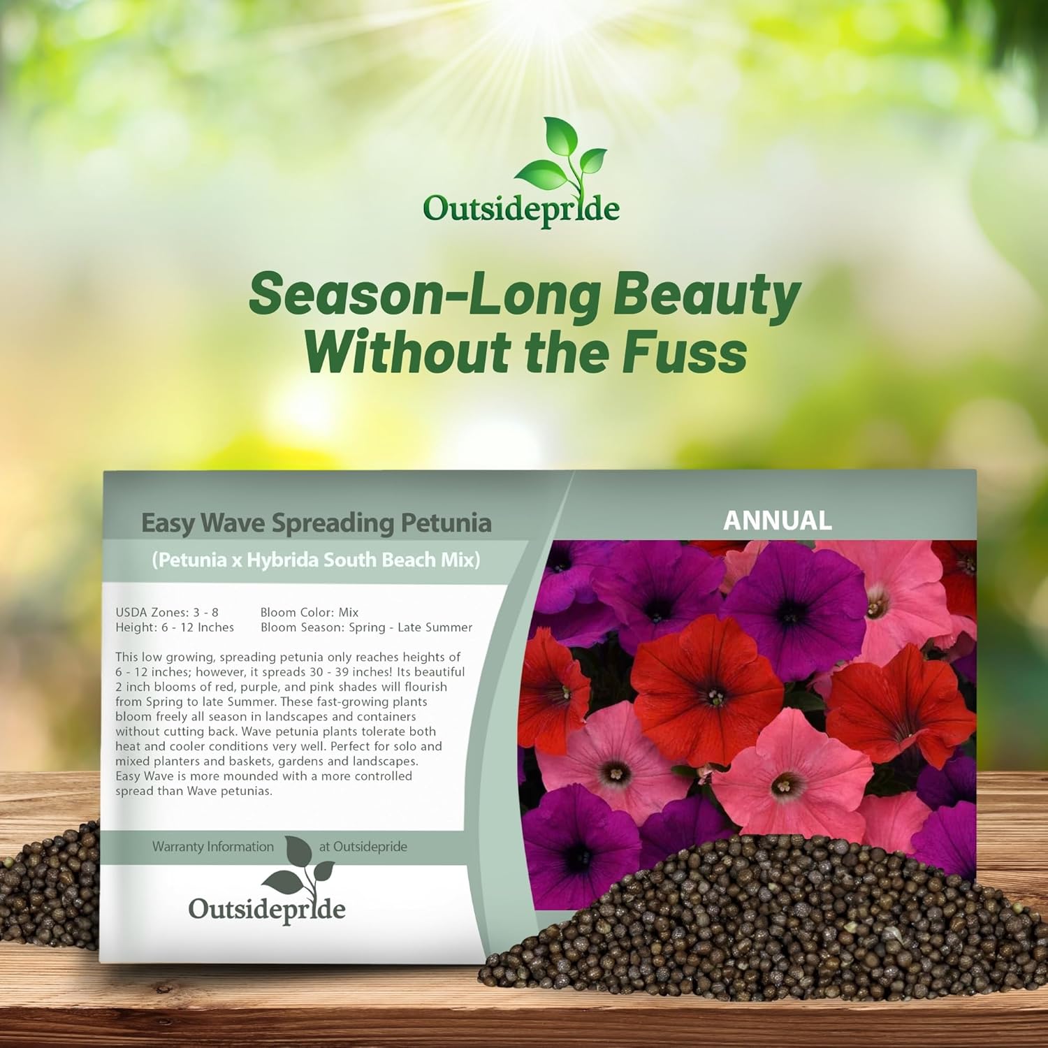 Easy Wave South Beach Petunia Seed Packet