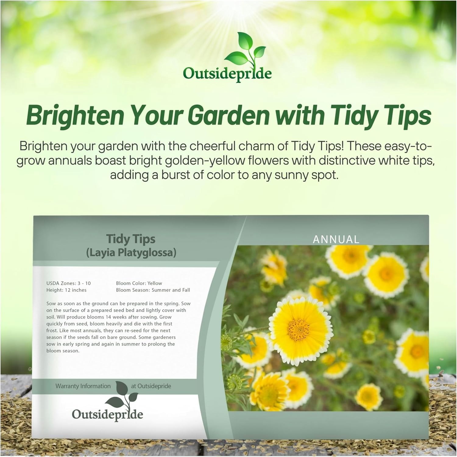 Tidy Tips Seed Bag