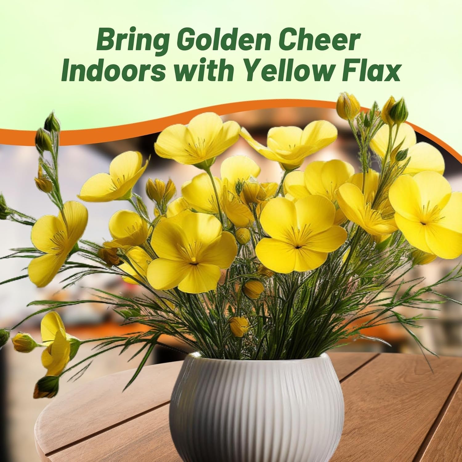 Yellow Flax Garden Flower Seeds